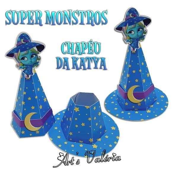 Caixa Chapéu da Katya - Super Monstros em Ação