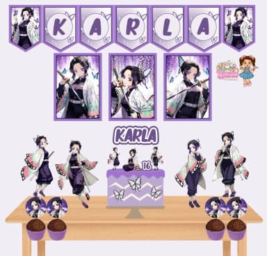 Kit Festa Só Um Bolinho SHINOBU - Decoração de Festa