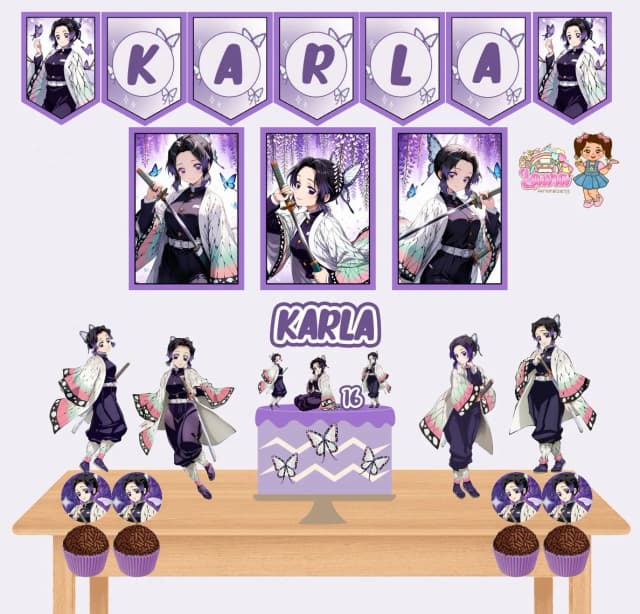 Kit Festa Só Um Bolinho SHINOBU - Decoração de Festa