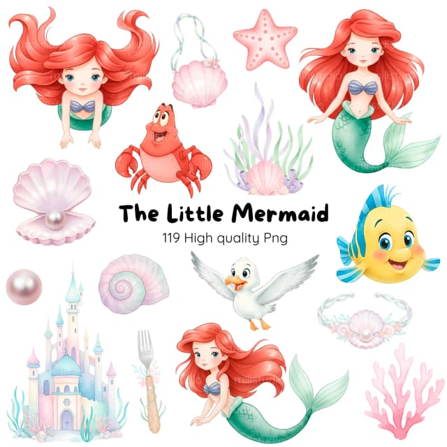 KIT DIGITAL  ARIEL A PEQUENA SEREIA 02