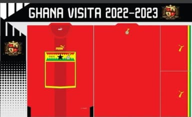 Vetores Camisa Ghana Visita 2022-2023