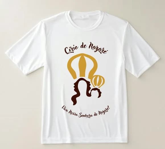 Camiseta Círio de Nazaré Devoção a Nossa Senhora de Nazaré