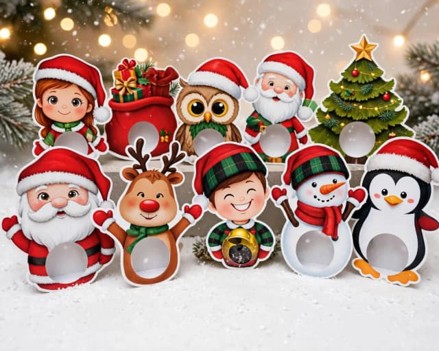 Arquivo de corte  digital-  Porta Bombom Natalino
