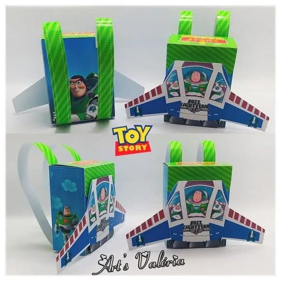 Caixa Mochila do Buzz Lightyear do Toy Story