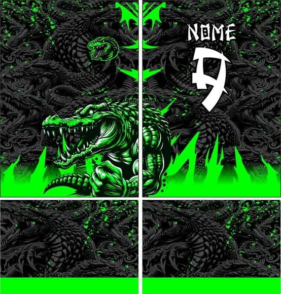 Arte Vetor Camisa Interclasse Crocodilho 325