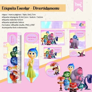 60 Etiquetas Escolares