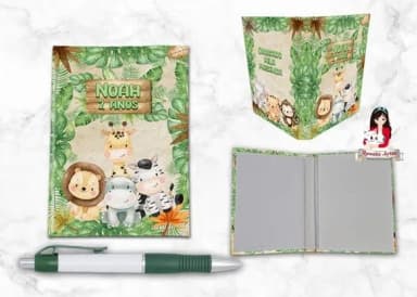 Bloquinho com Caneta Safari Baby