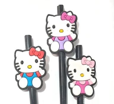 Lápis C/ponteira Hello Kitty 4cm Pacote com 6 Unidades