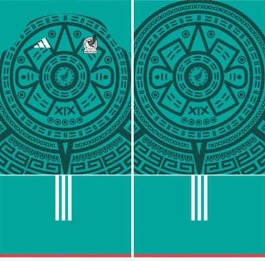 Arte Vetor Camisa México Local World Cup 2026