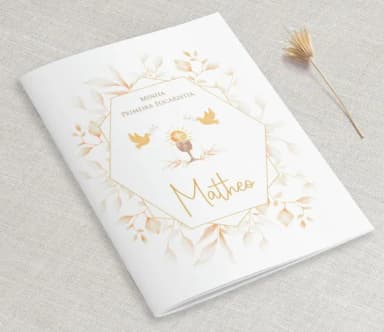 Lembrança Para Primeira Eucaristia - Orações - Tam 10x15 Cm