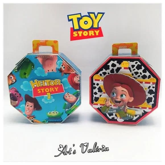 Caixa Oitavada da Jessie do Toy Story
