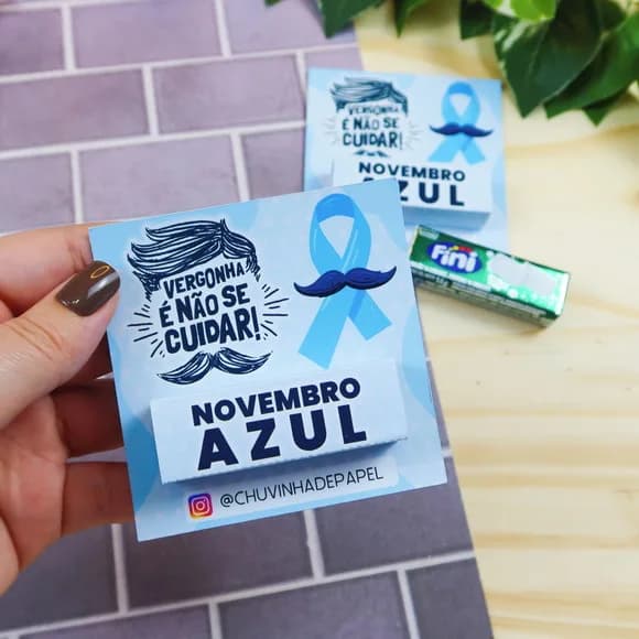 Card com Bis Novembro Azul