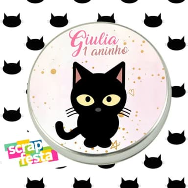 Latinha Personalizada Festa Gatinhos