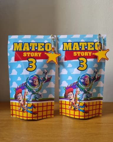 Saquinho Zip Lock 12x20 Lembrancinha Toy Story