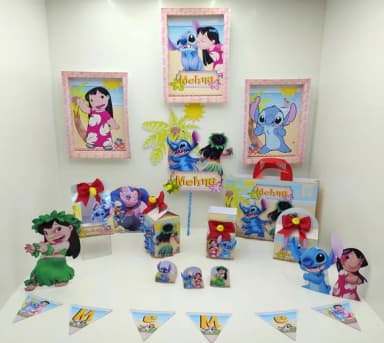Kit 60 Lembrancinhas Stitch