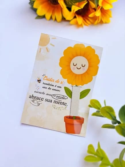 Card para Mini Lixa Setembro Amarelo- Não Acompanha Lixa