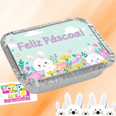 Marmitinhas Personalizadas Festa Páscoa Cute