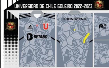 Vetor Camisa Universidad De Chile Goleiro 2022-2023