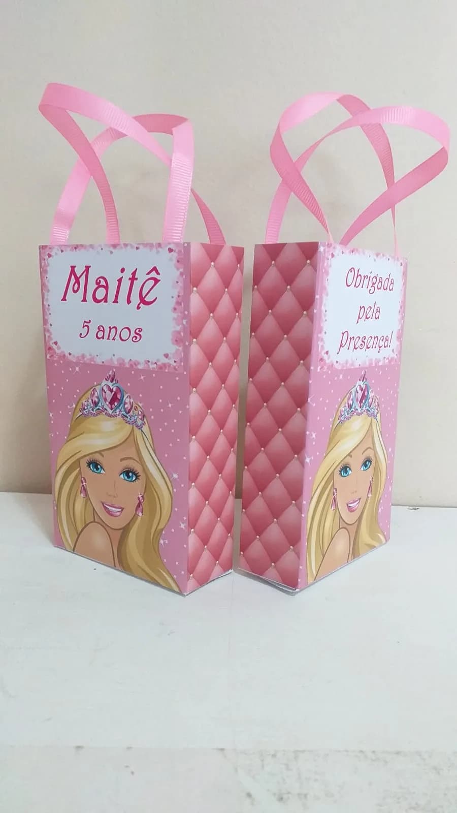 Sacolinhas Personalizadas Barbie para Lembrancinhas