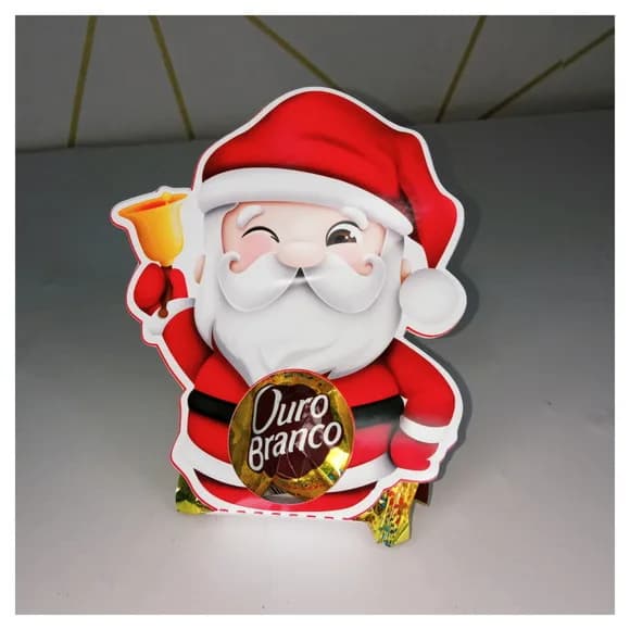 Embalagem para Bombom Natal - Enviado Desmontado
