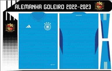 Vetor Da Camisa Alemanha Goleiro 2022 - 2023