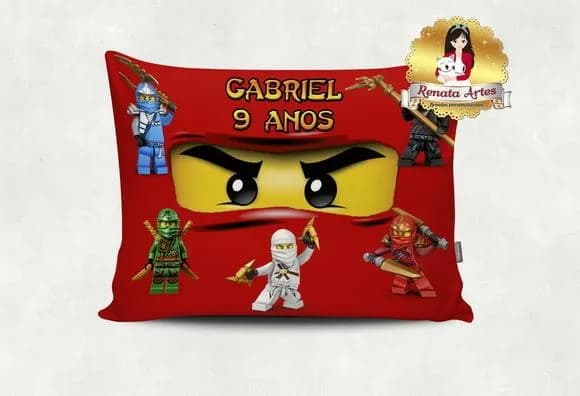 Ninjago - Almofada Personalizada Ninjago