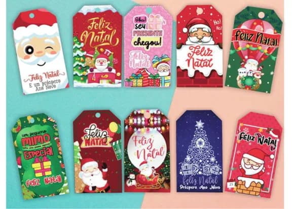 Tag para Embalagem Natal