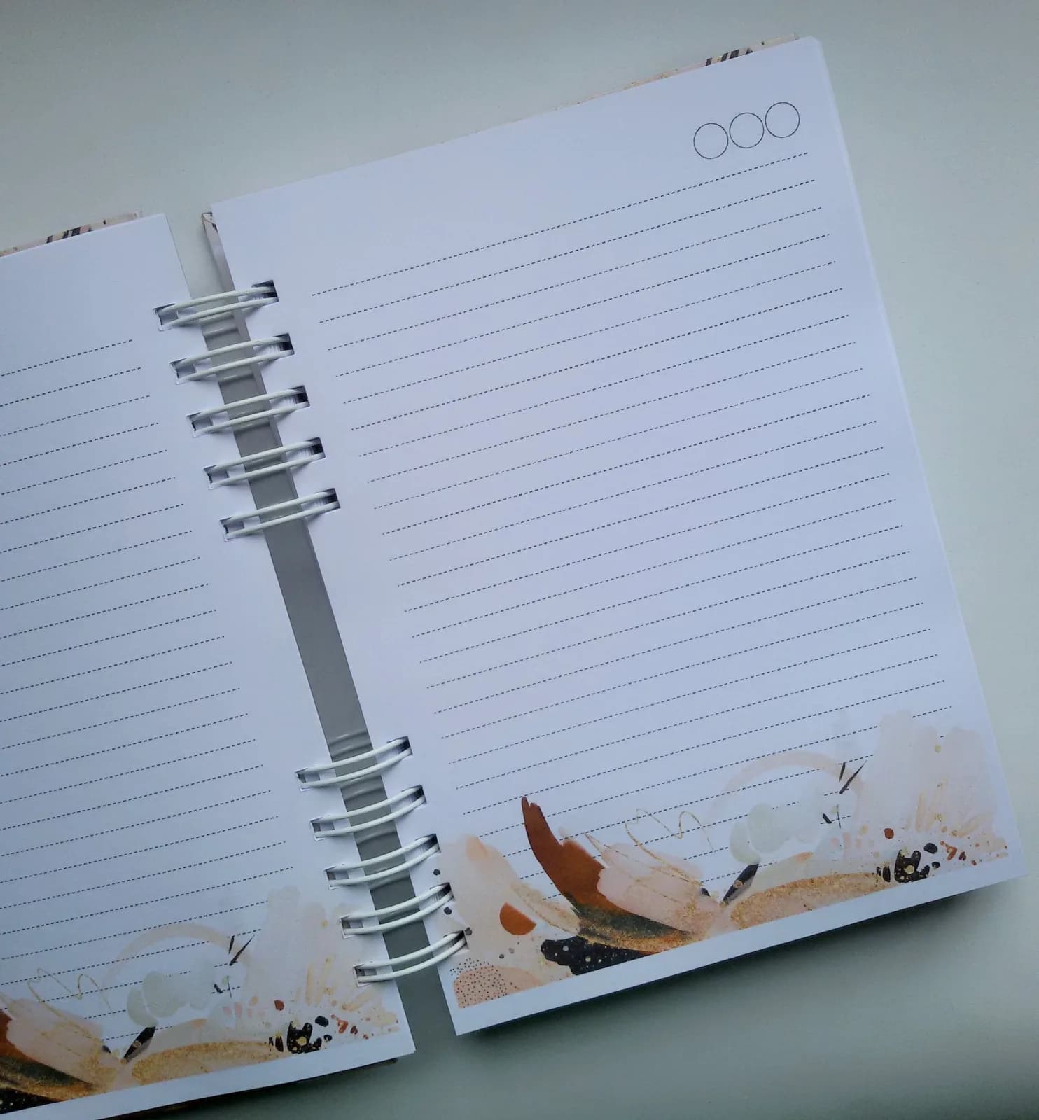 Caderno A5 Pautado Abstrato c/ 100 folhas