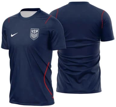 2026 Arte Vetor Camisa Estados Unidos Visita 2026