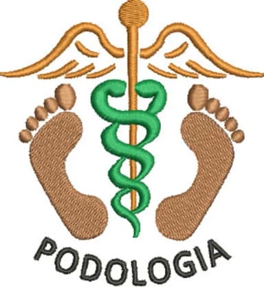 Matriz de Bordado Simbolo Podologia