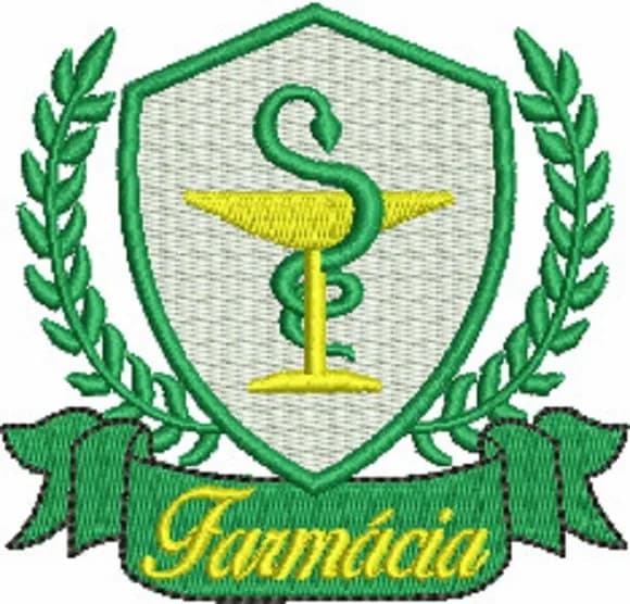 Matriz de Bordado Símbolo Farmácia