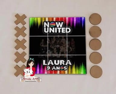 Jogo da Velha Personalizado Now United