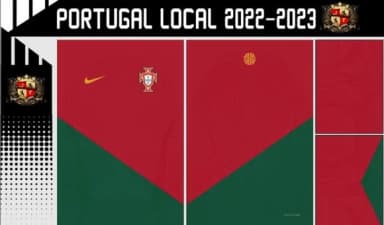 Vetores Camisa Portugal Local 2022-2023