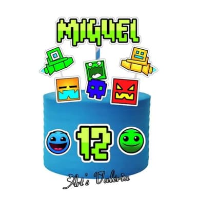 Topo de Bolo Geometry Dash