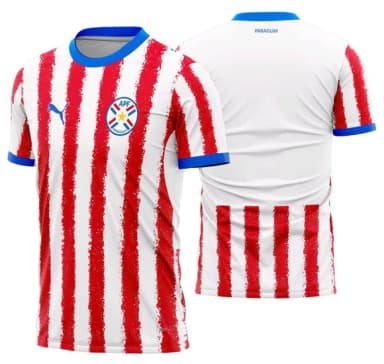 Arte Vetor Camisa Paraguay Local 2026