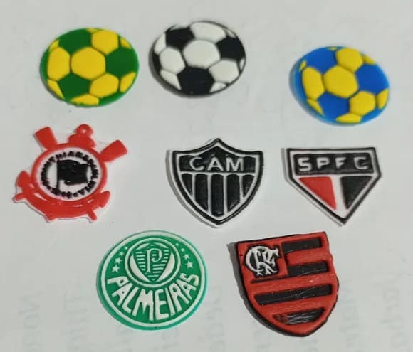 Aplique Sprunki 4cm Emborrachado Pacote com 6 Unidades