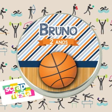 Latinha Personalizada Festa Basquete