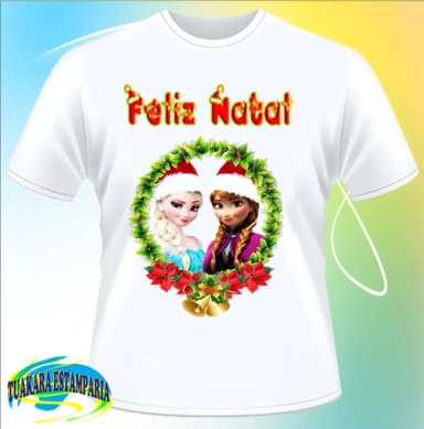 Camiseta Frozen Natal 2