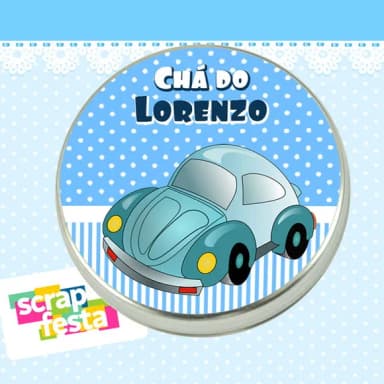Lembrancinhas de Chá de Bebê Latinhas