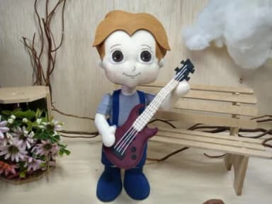 Boneco Músico * Chamar Chat Antes da Compra
