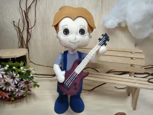 Boneco Músico * Chamar Chat Antes da Compra