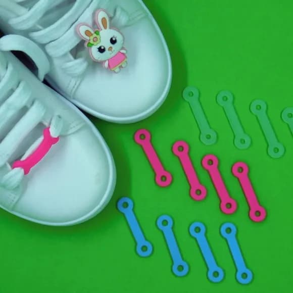 Adaptador de Cadarço para Tênis Emborrachado - 6 Pares