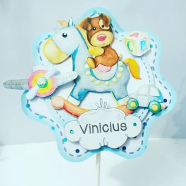 Topo de Bolo Personalizado