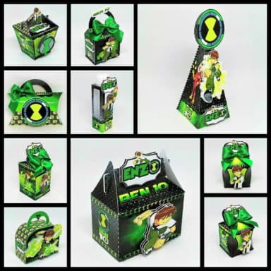 Kit com 40 Lembrancinhas Ben 10