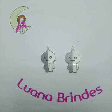 Pingente KPOP BTS Van de Acrílico UV 3,5cm 5 Unidades