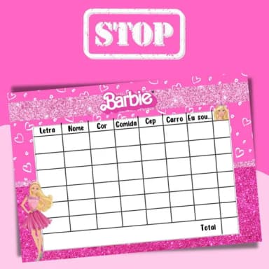 Jogo do Stop ( Conhecido Como Adedanha)