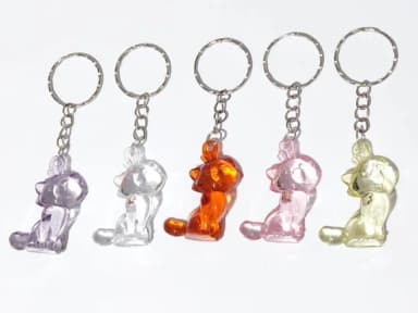 Chaveiro Gatinha Marie Acrílico Pacote com 10 Unidades