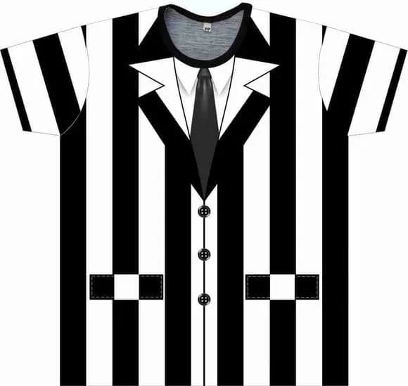 Camiseta infantil Terno Listrado – Fantasia Temática Ricardo Fantasias