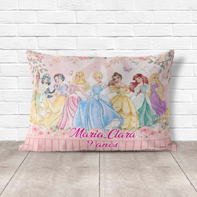 Almofada Personalizada lembrancinhas das Princesas