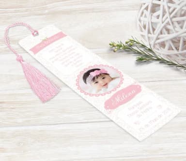 Marca Páginas Personalizado com a Foto do Bebê